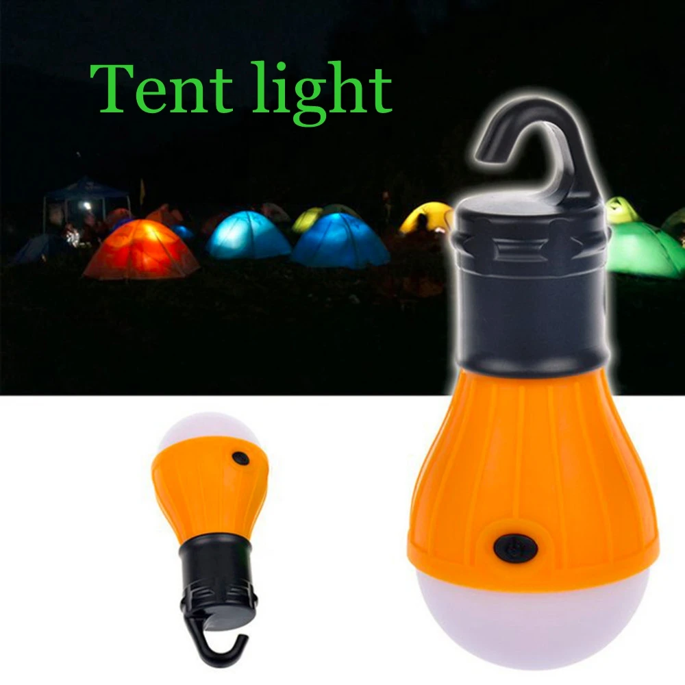 Mini Přenosný Lucerna Nouzové světlo, Žárovka, baterie venkovní camping stan příslušenství Venkovní plážový stan světlo