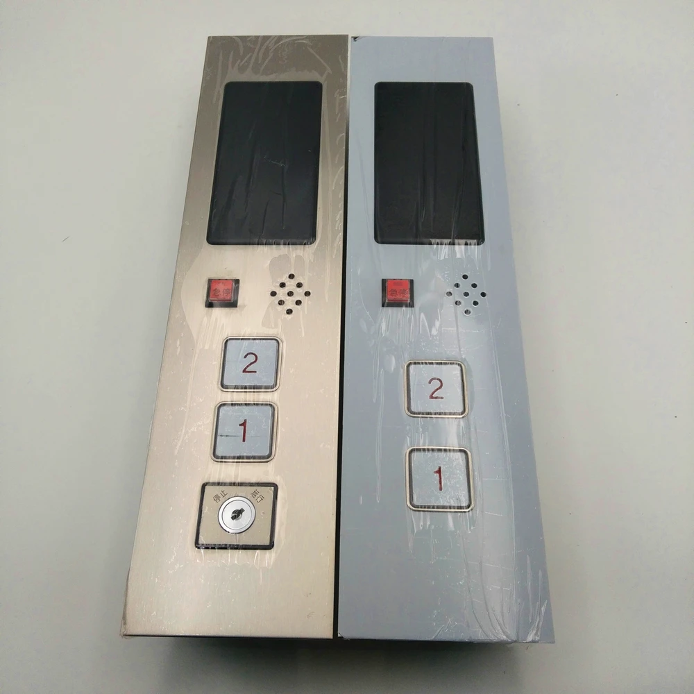 D24V 2-Patra Výtahu Tlačítko Panel pro Odchozí Control Box a Dveře Výtahu Nouzové Volání