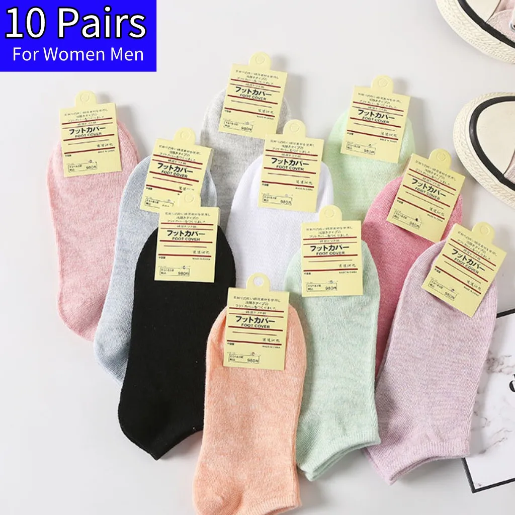 10 Paris Low Cut Ponožky Pro Dospělé Ženy, Muži, 35-43 Velikost Bavlněné Nízké Ponožky Unisex Kotníkové Krátké Velkoobchod Chaussette Femme носки