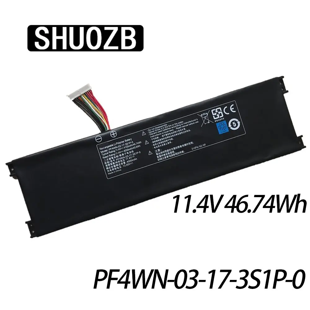 SHUOZB PF4WN-00-13-3S1P-0 Baterie Notebooku Pro Hasee U43E1 U43S1 U47T1 Série PF4WN03173S1P0 3ICP6/62/69 PF4WN-03-17-3S1P-0 HPFS01
