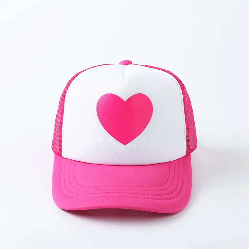 Nová láska vytištěno baseball cap módní nastavitelný čepice venkovní rekreační sportovní golf klobouk letní odstín prodyšný net klobouky