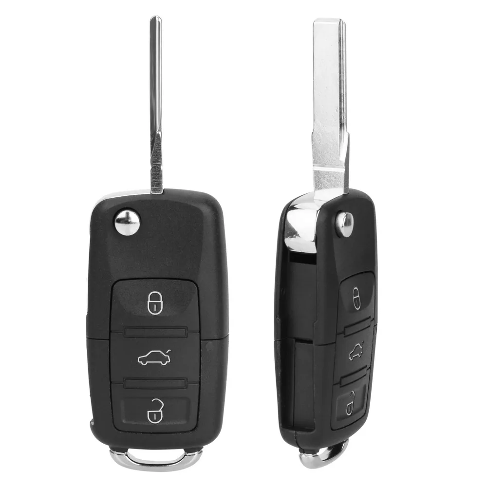 3 Tlačítka Auto Klíč Kryt Shell, Automobilové Příslušenství bez Chyb pro VW Golf Passat Touran Tiguan Jetta B5, Bora, Sharan